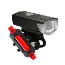 Bicycle Flashlight And Headlight Kit Ultra LED Waterproof Bike Light And Wired Digital Speedometer - 黑色 - 查看 3