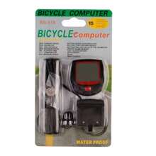 Bicycle Flashlight And Headlight Kit Ultra LED Waterproof Bike Light And Wired Digital Speedometer - 黑色 - 查看 7
