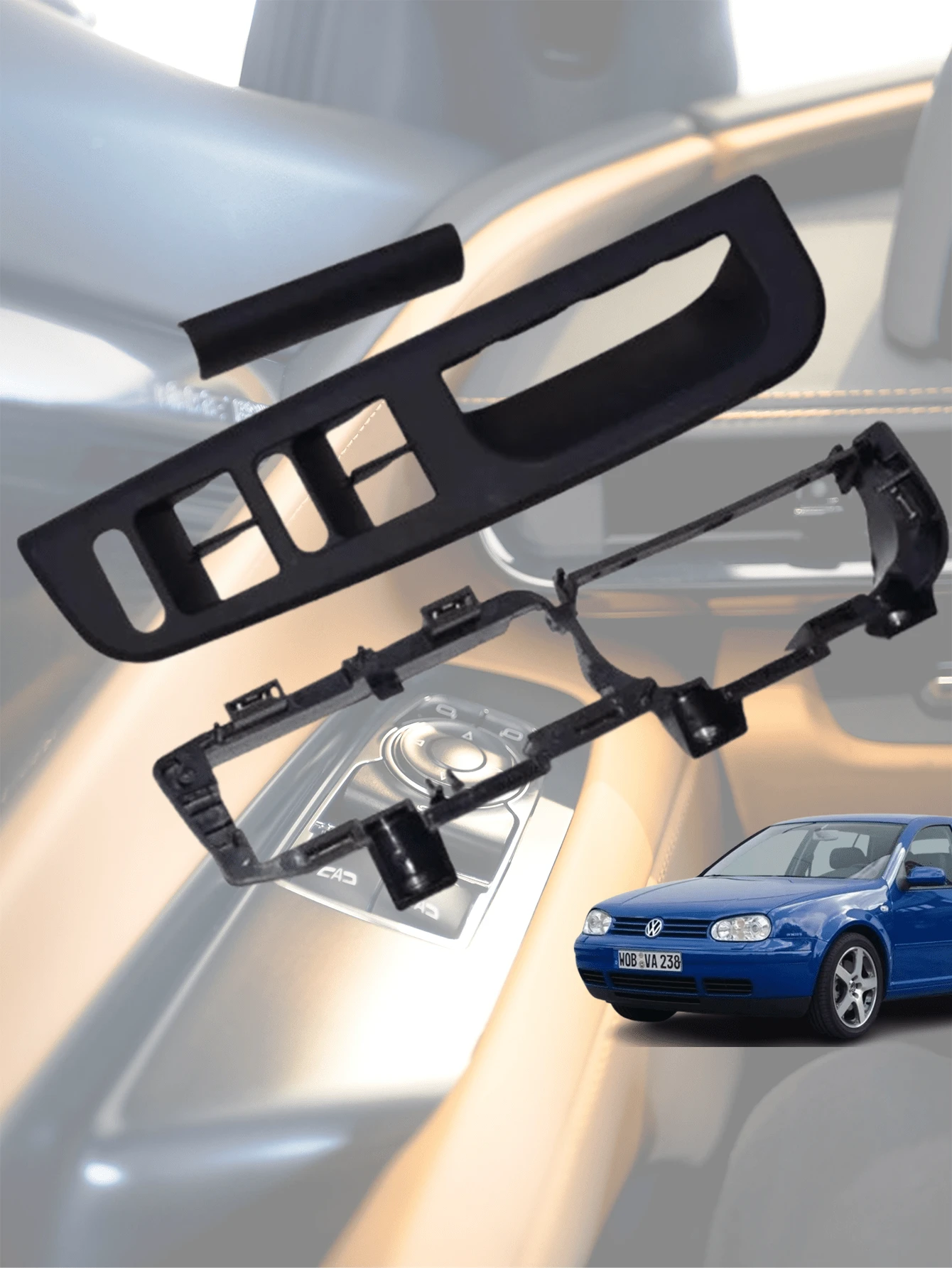 Vmingo Handle Kit Switch Christmas Gift Glasses VW Jetta A4 Classic Golf Bora - 黑色 - 查看 1