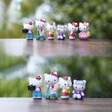 Sanrio 6 Series Ornaments, Made Of PVC Material, Suitable For Hello Kitty Series, Unique Appearance, Is The First Choice For Gifts, Rich Play, Suitable For Christmas, Valentine's Day Gifts, Collectibles, Ornaments, Etc., The Best Gift For Women.,Hello Kitty,Hello Kitty Items,Hello Kitty Stuff