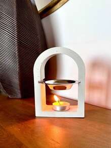Set de 3 moldes de silicona con diseño geométrico para hacer portavelas, difusores de aceites esenciales, velas y otros artículos decorativos hechos a mano. Perfecto para bodas, fiestas, mesas de comedor y decoración del hogar.