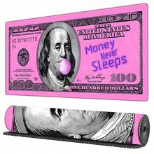 11.8x31 Inch Customizable Funny Hundred Dollar Bill Design Mouse Pad - Single-Sided Print With Your Photo Or Logo For Desk, Laptop & Gaming Decor - Color - View 6