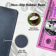 11.8x31 Inch Customizable Funny Hundred Dollar Bill Design Mouse Pad - Single-Sided Print With Your Photo Or Logo For Desk, Laptop & Gaming Decor - Color - View 3