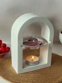 Set de 3 moldes de silicona con diseño geométrico para hacer portavelas, difusores de aceites esenciales, velas y otros artículos decorativos hechos a mano. Perfecto para bodas, fiestas, mesas de comedor y decoración del hogar.