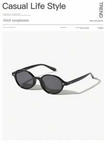 一副女士复古椭圆形亚克力镜框时尚百搭眼镜，适合夏季度假、海滩休闲等场合。这款基础配饰可与毛衣、牛仔裤、运动裤、连帽衫、外套、连衣裙和长袖衬衫完美搭配。非常适合夏季海滩之旅、户外活动、旅行以及返校季学院风穿搭。 - 多色 - 查看 9