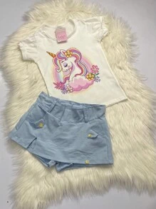 GIRLS' CHILDREN'S SET /LAUNCH/FASHION/SUMMER/PROMOTION/CHILDREN'S - 彩色 - 查看 7