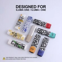 1 件适用于 IQOS ILUMA ONE 防摔保护壳适用于 Iqos Iluma I One 防滑抗压 360 度保护保护壳装饰配件表面 PU 皮革时尚配饰 - 彩色 - 查看 3