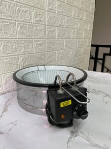 Fritadeira Eletrica Oléo Tacho Esmaltada 220v 05 Litros Industrial Cozinha Restaurante Tachão Esmaltado - Entrada do Brasil (220V) - Visão 5