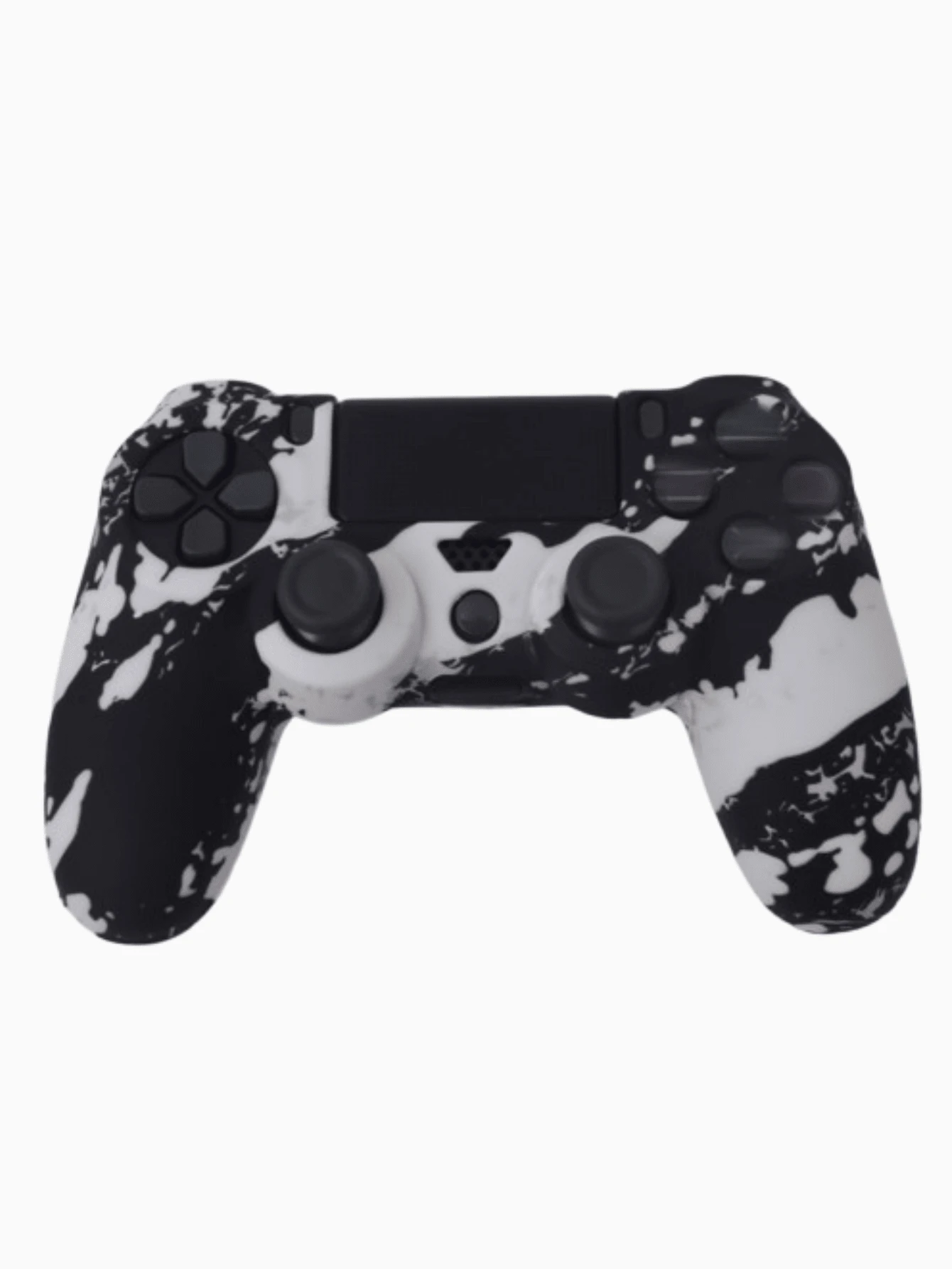 1pc PS4 Controller Silicone Protective Case Water Transfer Printed - Multicolor - View 1