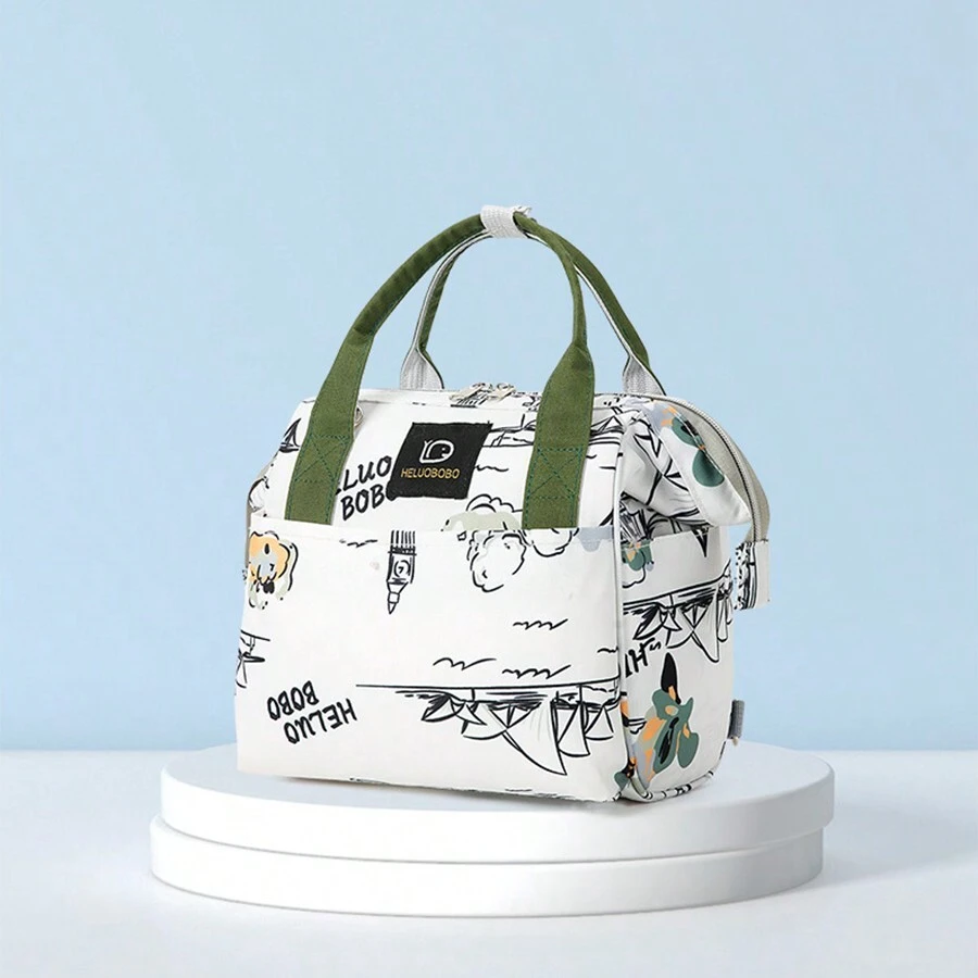 Stilvolle Mutterschaftstasche, Handtasche mit großer Kapazität, lässige Umhängetasche für Mütter und Babys, praktische Windeltasche