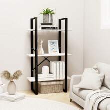 VidaXL Standing Shelf White 60x30x105 Cm Solid Pinewood