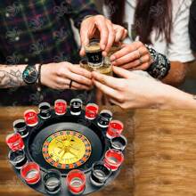 GRUPO CARNAVALLIA 16 Shots Wheelie Game Caballitos Party Drinking Games