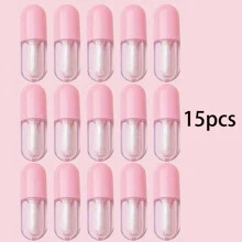 15支/10支/1支/2支/5支 2毫升迷你唇彩管和口红瓶（可重复灌装），圆形迷你透明唇釉管，空唇釉管，塑料唇彩管，唇彩包装瓶，口红管，DIY唇彩旅行透明口红容器，女士化妆品配件，化妆，便宜，房间装饰，梳妆台，旅行，卧室，化妆配件，便宜，圣诞礼物，化妆品，化妆工具，便宜货，礼物，女士礼物，圣诞礼物 - 彩色 - 查看 13