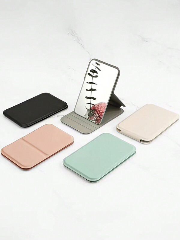 1 Stück tragbarer Mini-Faltbarspiegel, Reise-Make-up-Spiegel für Frauen