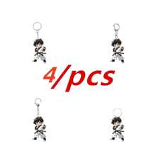4pcs/1pc Cute Kung Fu Master Acrylic Keyring - Multicolor DIY Holiday Accessories With Martial Arts Theme, Can Be Used As Backpack, Wallet Or Key Accessories - Perfect Gift For Christmas, Mother's Day And Martial Arts Enthusiasts Car Accessories Bag Charm Backpack For School Goth Y2k