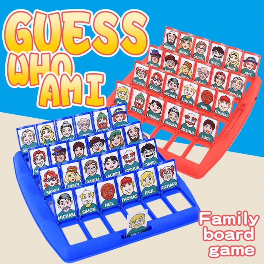 Kids Who Am I Guessing Game Educational Logic Reasoning Tabletop Board Game Parent Child Kids Who Am I Guessing Game Educational Logic Reasoning Tabletop Board Game Parent Child
