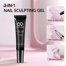 3D Gel - Nail Art Modeling Gel, Suitable For Nail Design Autumn And Winter DIY Nail Art For Painting, Molding, Sculpting And Christmas Decoration