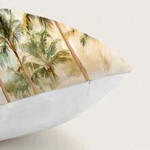 1 Vỏ gối trang trí hình cây cọ rừng nhiệt đới cổ điển, vải nhung in một mặt, kích thước 30*50CM/11,8*19,7 inch, thích hợp cho ghế sofa tối giản hiện đại, trang trí phòng khách, trang trí tiệc, quà tặng - Nhiều màu - Xem 10