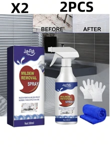 Jue-Fish Multi-Purpose Mold Stain Cleaner Spray, Effective Against Mold Stains On Bathroom Tiles, Walls, And Ceilings,Kitchen,Bathroom,Home,Household Supplies - White - View 6