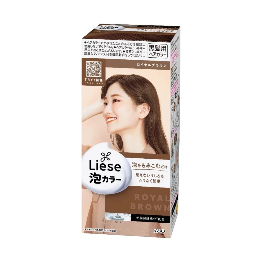 Kao Liese Prettia Creamy Bubble Color Hair Dye 1pc (Choose Your Color) - 皇家棕 - 查看 1