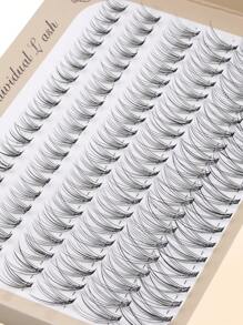 120pcs Personal Eyelash Extension Kit, 8-13mm Mixed C Curl Lash Clusters, DIY Lightweight Soft Thickness 0.07mm, Suitable For Natural Looking Lash Extension