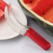 1pc Large Watermelon Slicer, Stainless Steel Multi-Function Kitchen Tool, Fruit Divider - Multicolor - View 12