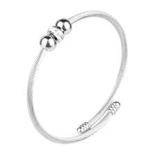 3pcs/Set Business & Casual Party Gift Accessory Bracelet, Mixed Square, Round Bead, Roman Numeral Stainless Steel Couple Jewelry