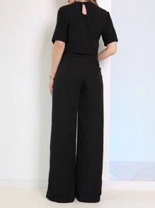 Women Two-piece Outfits - 黑色 - 查看 5