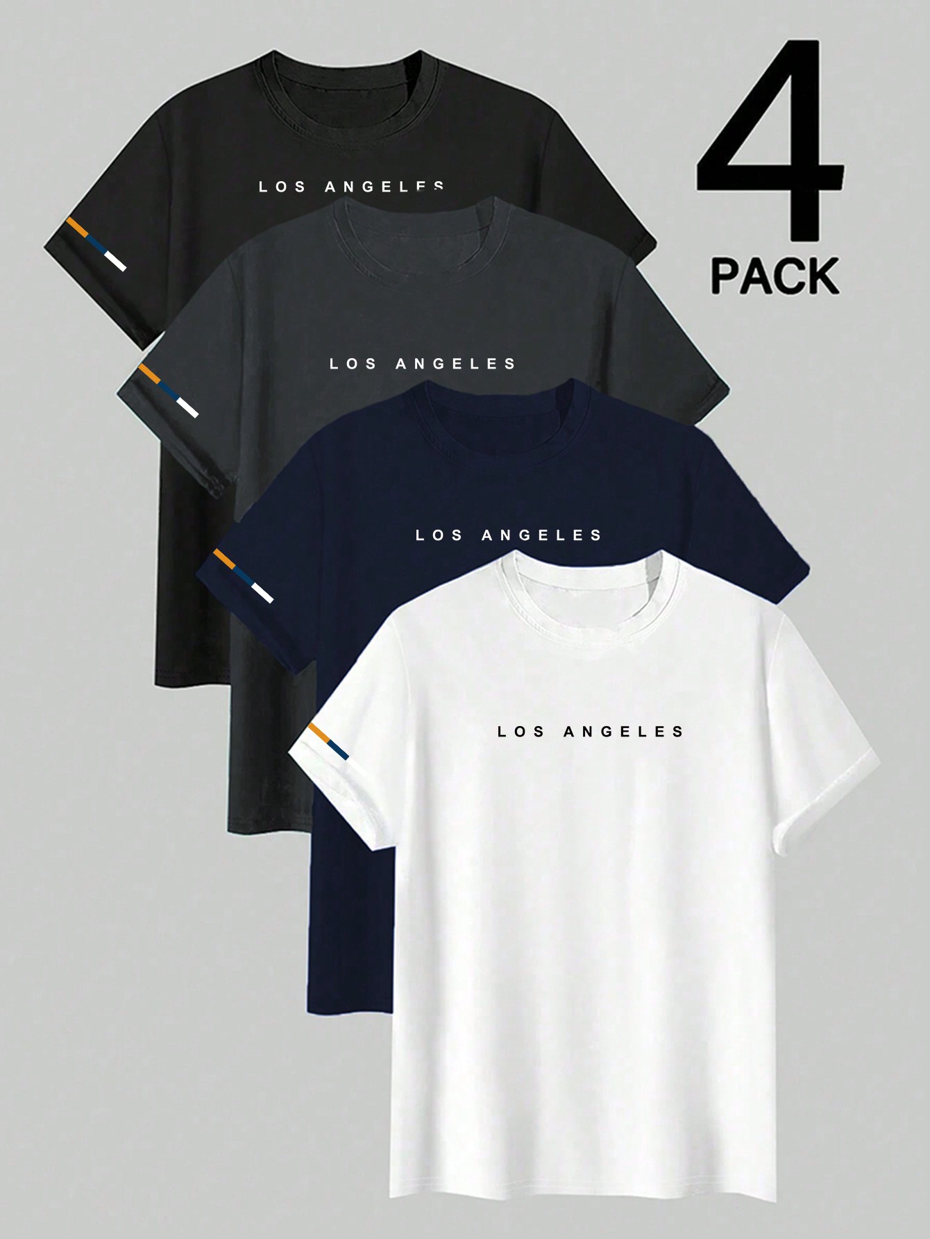 2025 Stylish Men's Short Sleeve T-Shirt Assortment | Includes Multiple Colors & Designs | Easy Pairing | Ideal For Everyday Wear