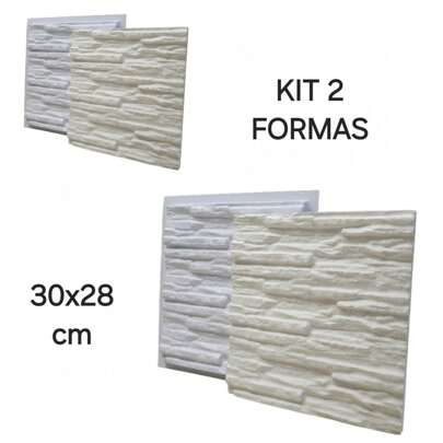 2 Forma De Gesso Placa 3d Para Gesso molde Pra Gesso Canjiquinha 30x28 cm