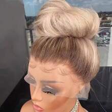 4/613 灰金色鲍勃假发 13x4 蕾丝前假发,适合婴儿头发的女性,高品质廉价巴西真人发 13x4 全前蕾丝假发,带预拔发际线,全发尾 #4/613 棕褐色金色 180% 密度 10 英寸 12 英寸 14 英寸高清透明蕾丝短直鲍勃假发,带 #4 深棕色发根,可在日常生活中扎成发髻/马尾辫,也可自行重新造型, - S4/613 - 查看 7