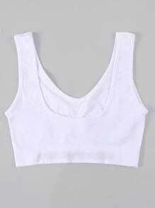 3pcs/Set Women's Seamless Comfortable Single Layer Wireless Sports Bra - Multicolor - View 7