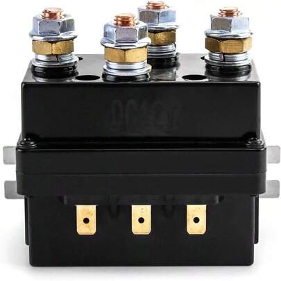12V 500A 12000 LB Winch Solenoid Relay Controller Contactor For Polaris Warn ATV