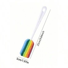 1 Clear Glass With Glass Straw With Lid, Caterpillar Handle, Simple Creative Americano Mug For Breakfast