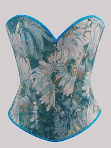 Top sin tirantes de moda para mujeres, elegante encaje estilo europeo y americano, corsé sexy ajustado, top de uso diario