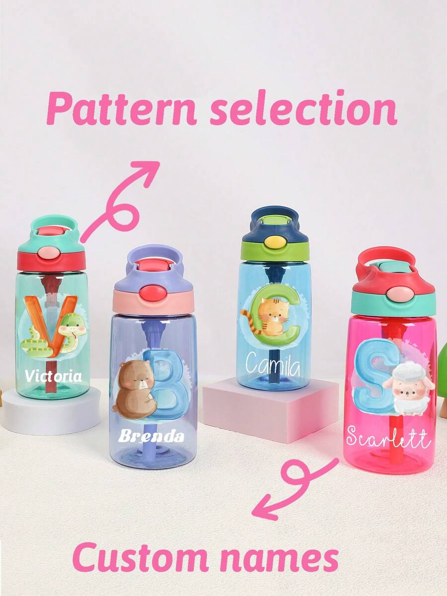 Personalized Name Water Bottles, Christmas Water Bottle, Water Bottles, Party Favors, Sports Water Bottles,Brunch-Ready,Customized Cups,Warm Ambience - Multicolor - View 1