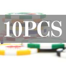 1 pezzo/5 pezzi/10 pezzi Fiches da poker personalizzate in cinque colori, stampate con il tuo testo e foto personalizzati su entrambi i lati, utilizzabili su entrambi i lati, accessori per feste e giochi di carte, set per drink o gettoni bar, addio al celibato, San Valentino, decorazioni per San Valentino, regali per compleanni, lauree, vita lenta estiva