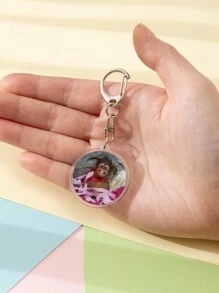 1 Pc Acrylic Cute Chimpanzees Keychain Funny Animal Theme Keychain Pendant Backpack Ornament/Bag Accessories/School Bag Accessories/Purse Pendant/Friend's Gifts Car Accessories Bag Charm Backpack For School