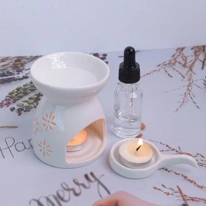 陶瓷烟花烛台、精油扩散器、家居装饰香炉