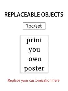 1pc Unframed Personalized Canvas Poster, Customizable Wall Art For Family, Weddings & Anniversaries - Ideal Homely Gift For Bedroom, Living Room, And Hallways - Stylish Winter Room Decor, Friends, Tea Room, Home, Garden, Office, For Anniversaries, For Valentine's Day, For Mother's Day, For Birthdays, For Father's Day, For Graduation, For Weddings, For Housewarming,Home & Living,Christmas Home Atmosphere,Souvenirs,Reusable,Adorable,High-Quality - Multicolor - View 7