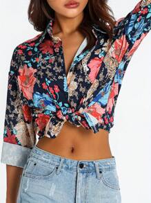 Spring/Summer Printed Casual Tops Are Perfect For Beach Vacations - Mixed Colors - View 6