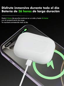 WTECH Auriculares Bluetooth OEM Audífonos inalámbricos Audífonos Bluetooth, GPS de tercera generación compatible con iPhone y Android, admite carga inalámbrica Magsafe