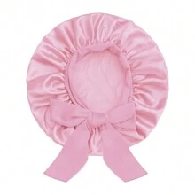 ZTZI 1pc Premium Satin Bonnet Night Cap - Ultra-Soft & Breathable For Enhanced Sleep Comfort - Double Layer Lined, Secure Tie Band - Perfect For Women's Natural Curly Hair Halloween