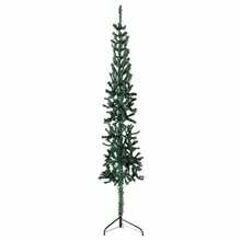 VidaXL Artificial Half Christmas Tree With Stand Slim Green 210 Cm