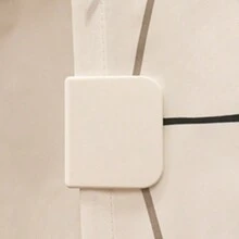 2 piezas Clips sujetacortinas Decoración del hogar y del baño Decoración de otoño Accesorios de baño Vuelta al colegio
