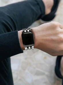 Checkered Stretchy Nylon Loop Bands Compatible With Apple Watch Band 38mm 40mm 41mm 42mm 44mm 46mm 49mm Black And White Checkboard Adjustable Braided Sport Soft Elastic Compatible With Apple Watch Strap SE Ultra Series 11/10/9/8/7/6/5/4/3/2/1 - Black and White - View 10