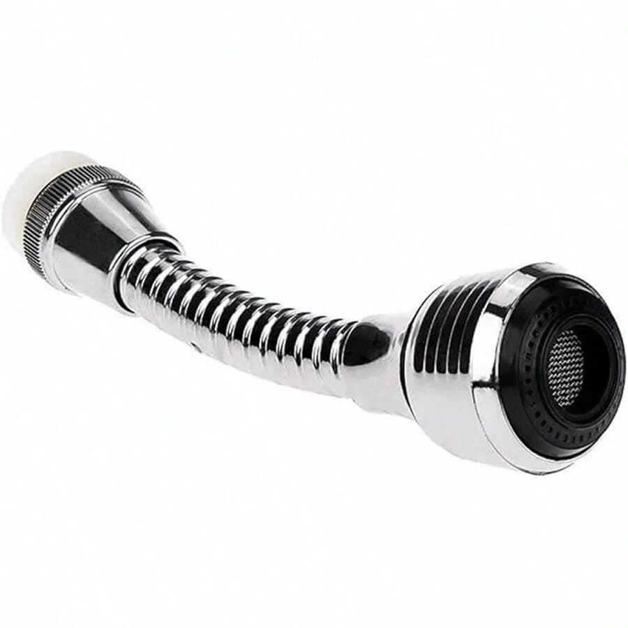 Shower Nozzle Extension Aerator Articulated For Kitchen Sink Faucet Washbasin ABS Chrome - 銀色 - 查看 1
