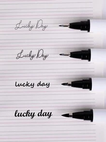 4支装书法毛笔，防水，适用于书写、绘画、素描、剪贴簿、日记——初学者套装，返校必备