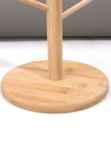 1 pezzo portamug da tavolo a forma di albero in legno, portamug a forma di albero di cactus per 6 tazze, supporto da cucina per tazze di caffè e tè, porta oggetti decorativo per ufficio e casa