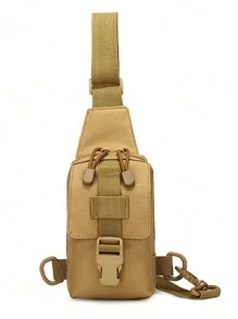 Men's Tactical Sports Crossbody Bag Outdoor Men's Messenger Bag Small - 卡其色 - 查看 1